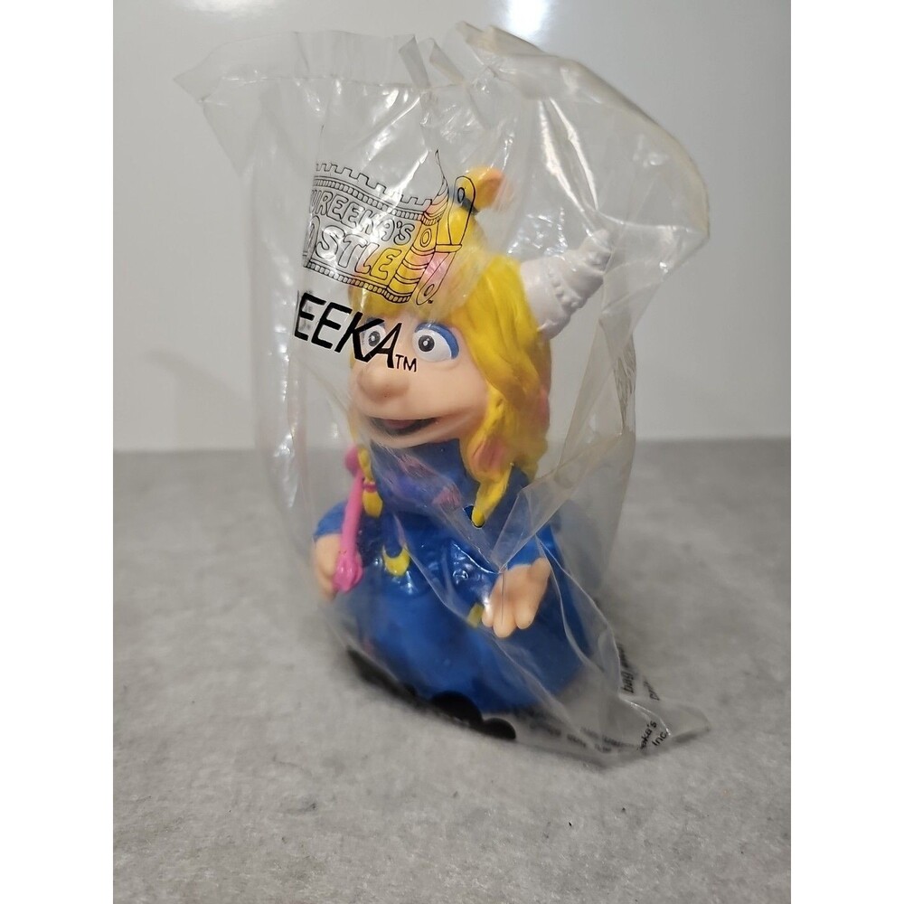 Vintage 1990 Eureeka's Castle EUREEKA Nickelodeon Pizza Hut Hand Puppet, SEALED